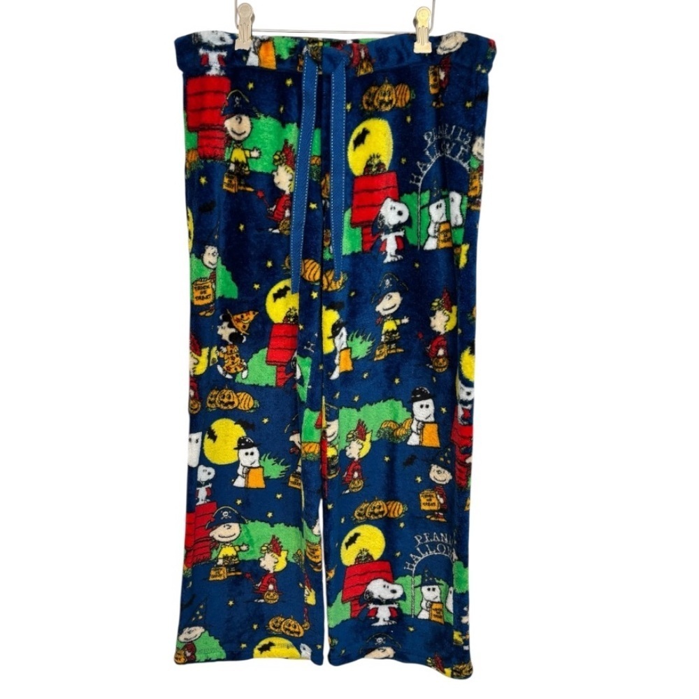 Peanuts Halloween Themed Kids 100% Polyester Pajama Bottoms